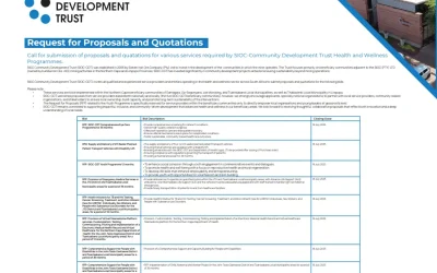 Request for Proposals and Quotations
